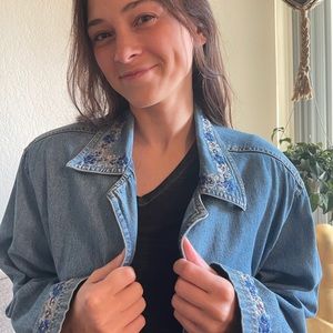 Embroidered Jean Jacket